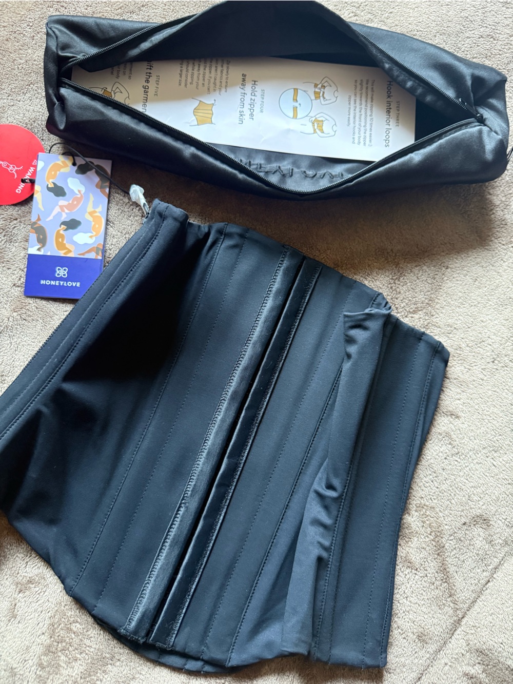 SPANX Black Waist Cincher Shapewear